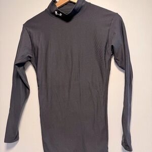 ColdGear® Mock Neck Long Sleeve Small Black